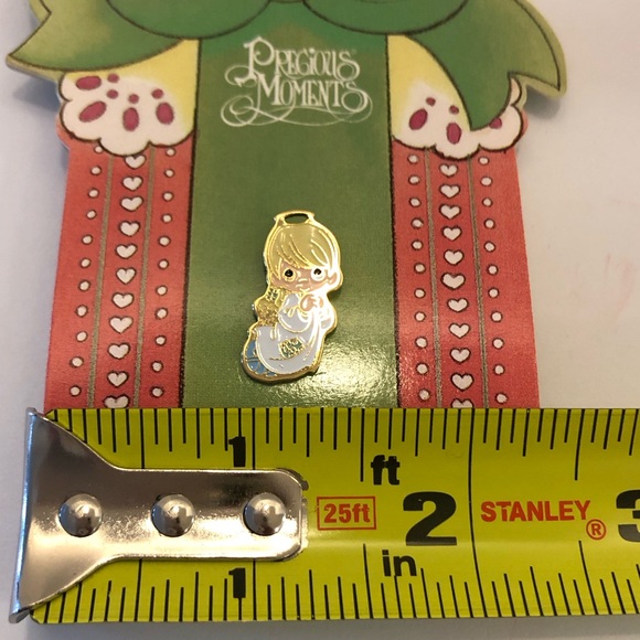 Vintage Precious Moments Pin Angel 1995 Surry Collectibles Ornament Card - Picture 8 of 11